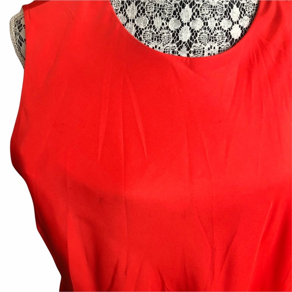 Ted Baker Orange Bolty Side Draped Sheath Dress 14 - Picture 14 of 15